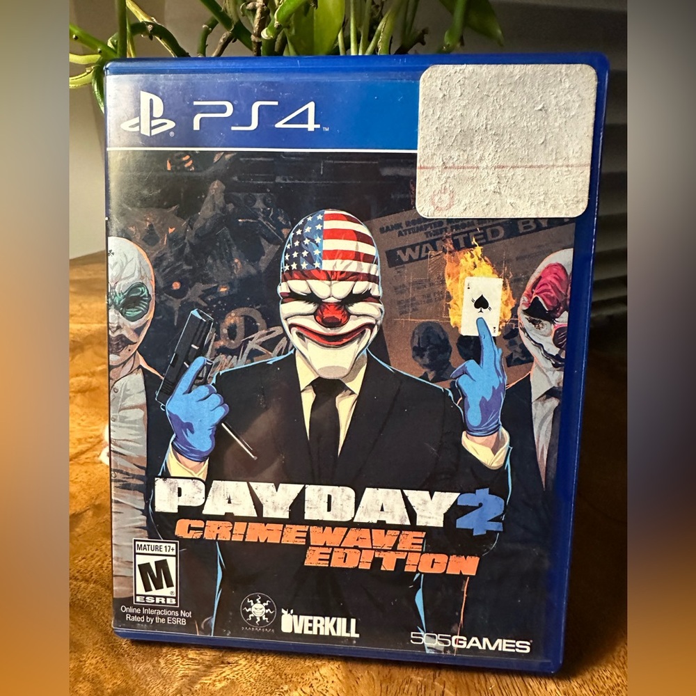 Payday 2: Crimewave Edition for PS4 - Blue Case